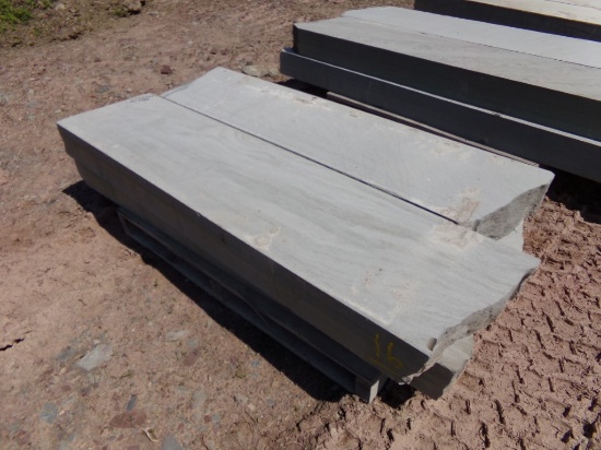 (4) Pieces 6'' Sawn Edge Cutting Stock/Steps (2) 16'' x 60''x 6''  (2) 16''