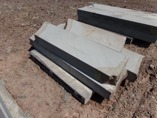 (4) Pieces 6'' Sawn Edge Cutting Stock/Steps (2) 16'' x 60'' x 6'' (1) 16''