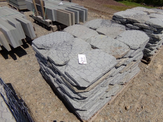 Tumbled Garden Path/Pavers, 2'' x Lg Sizes, Mostly Uniform Sizes, 146 SF -
