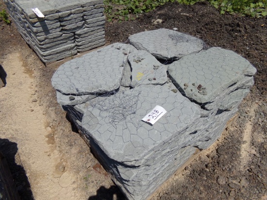 Tumbled Garden Path / Lg Stepper, 1 1/2'' x Asst Sizes, 170 SF - Sold by SF
