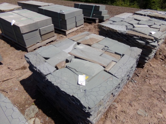 Gauged Colonial Wall Stone, Rock Face Edge, 1 1/2'' x Asst. Sizes, 173 SF,