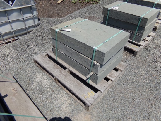 (3) Fancy Cut Steps Thermaled 24'' x 36'' x 6'' Very Nice, Expensive, SOLD