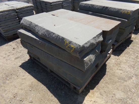(8) Snapped Steps 16'' x 48'' x 6''  Nice SOLD BY THE PALLET
