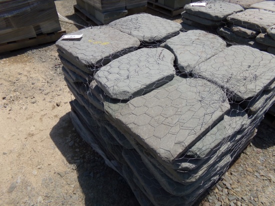 Tumbled Garden Path/Pavers - 2'' x Assorted Large Sizes, 132 Sq. Ft., Sold
