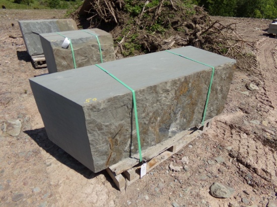 Natural Face Stone Bench 24'' x 60'' x 24'' Nice