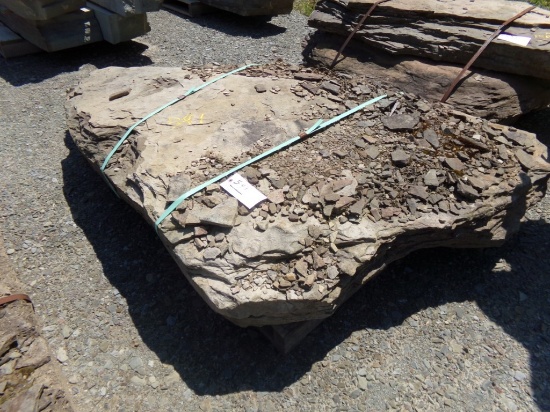 Large Fossiled Landscape Boulder, 6' x 4' x 10''