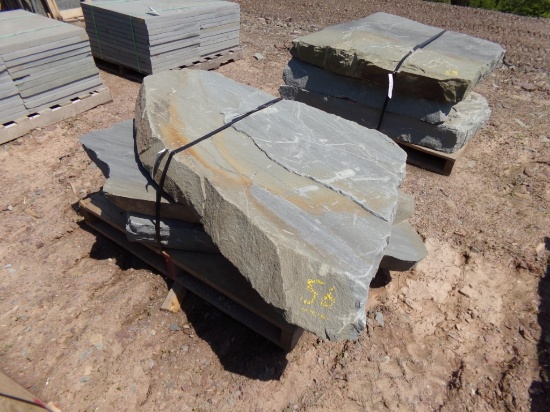 (3) Large Nursery Quarry Steppers 6'' x Asst. Large Sizes, SOLD BY THE PALL
