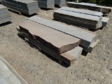 (4) Sawn Top & Bottom Natural Face 6'' Steps (1) 14'' x 54''  (1) 12'' x 72