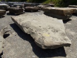 Large Quarry Slab Decorative Stone, 4 1/2' x 4' x 9''