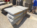 (4) Blue Quarry Steppers - 3' - 6' x 5' x 4'', Real Nice, Sold by the Palle