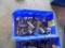 Blue Bin of Assorted Deep and Shallow Sockets