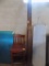 Cherry Colored Wooden Bar Stool and 11' Wooden Bar Rail