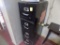 Black 4 Drawer File Cabinet and Tan 4 Drawer File Cabinet, Both Hon's (Upst