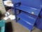 (2) Blue 30'' x 12'' 3 Tier Metal Shelves, SHELVES ONLY ( 2 x Bid Price) (U