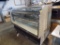 79'' Long x 56'' Tall x 34'' Deep Curved Glass Front Dry Storage Display Ca
