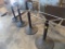 (4) Steel Dining Table Legs/Bases with 8' Table Top, Formerly a Folding Tab