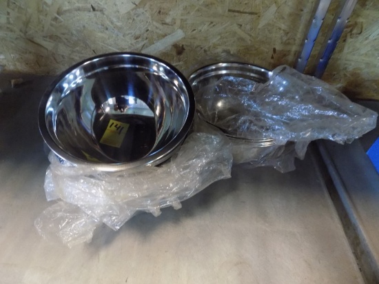 Approx. (25) Assorted Stainless Steel Prep Bowls
