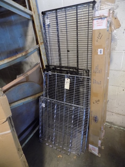 Group of Assorted Wire Racking with (5) Boxes of New Legs Including 2 Tier
