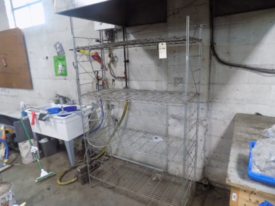 4 Tier 48'' x 24'' Wire Shelf