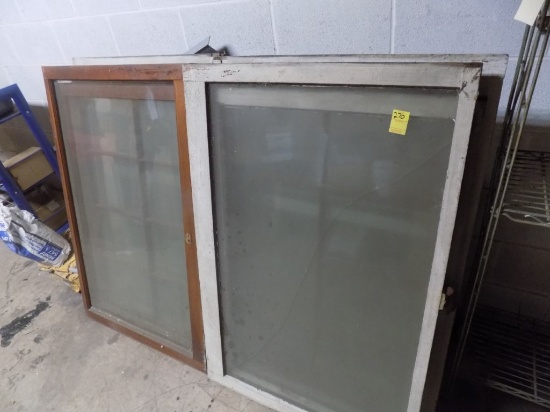 (8) Assorted Wood Framed Windows, AT LEAST 1 IS CRACKED, Rest Look in Good