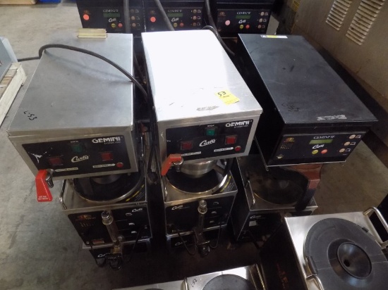 (3) Curtis Gemini Commercial Coffee Makers, UNKNOWN CONDITION, FOR PARTS OR