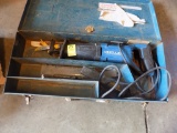 Hercules Corded Recip. Saw in Steel Case with Extra Blades