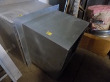 Large Stainless Fan Shroud/Curb 26 1/2'' x 26 1/2'' x 22 1/2'' Deep