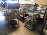 (2) 4 Tier Heavy Duty Storage Shelves, (1) 48'' x 24'' x 6' Tall with Slott