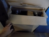 New In Box Unassembled 36'' x 24'' Stainless Table with Shelf Underneath