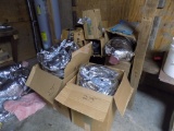 Large Group of Flexible Ducting in Boxes on Floor and Shelves (Back Room)
