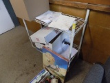 White 3 Tier Shelf, 36'' x 14'' x 33 1/2'' Tall (Upstairs Office)