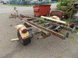 Single Axle Boat Trailer, WINCH MISSING CABLE, New Bolt on Jack (Outside)