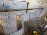 Large Group of Stainless Sheet Metal with a Few Pcs. of Aluminum Diamond Pl