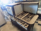 Reliable Antique Enameled Gas Cook Stove with Side Oven