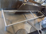 Tubular Stainless Steel Sneeze Guard, 8' Long x 14'' Tall, NO GLASS