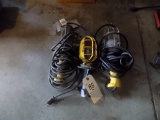 (3) Corded Drop Lights