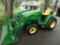 John Deere 3320 Compact Tractor, Hydro, 3 PTH, Diesel Engine, Rear Remote H