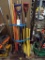 Group of Misc. Hand Tools - Snow Shovels, Leaf Rakes, Sledge Hammer, Pointe