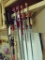 (6) Bessey Non Marring Bar Clamps and (3) Bar Clamps (Woodshop)