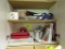 Contents of Upper Cabinet Only with OBX Sticker - Assort. Hand Saws, Misc.