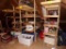 Group Of Misc Items On Floor + (5) Sections Of Shelves (Marked M,N,O) (2) C
