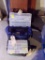 (2) Cloth Fishing Bags w/Plastic Organizers Of Assorted Lures, Sinkers, Lin