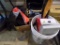 Bucket with Umbrella, Leica Adapter FTA 360, Small Reflector/Refractor Stic