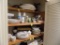 Contents of Top 3 Shelves in Closet - Lg Qty of Ceramic Dishes - BUYER BRIN
