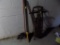 Runner Sled, (2) Brooms  (North Side of Basement)