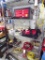 Group of Misc. Items on Wire Shelf MARKED A - Jumper Cables, Solid Tri-Ball