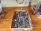 Box with Large Qty. of Sockets and Ratchets, Mostly Craftsman