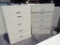 (2) 5 Drawer Lateral Filing Cabinets, 42'' x 18'' x 65''