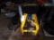 DeWalt Swivel Seat Shop Stool with a Metal Wire Shelf