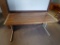 62'' x 30'' x 30'' Metal Drafting Style Desk